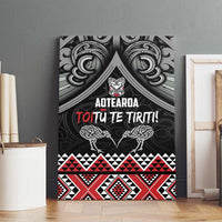Aotearoa Toitu Te Tiriti Waitangi Canvas Wall Art Proud To Be Maori LT01 - Polynesian Pride