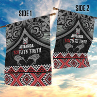 Aotearoa Toitu Te Tiriti Waitangi Garden Flag Proud To Be Maori LT01 - Polynesian Pride