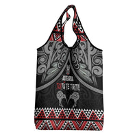 Aotearoa Toitu Te Tiriti Waitangi Grocery Bag Proud To Be Maori LT01 - Polynesian Pride