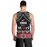 Aotearoa Toitu Te Tiriti Waitangi Men Tank Top Proud To Be Maori LT01 - Polynesian Pride
