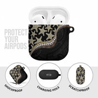 Beige Polynesian Starfish Unique Pattern AirPods Case LT01 - Polynesian Pride