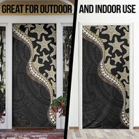 Beige Polynesian Starfish Unique Pattern Door Cover LT01 - Polynesian Pride