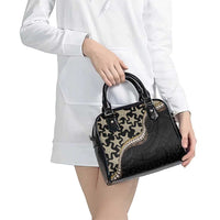Beige Polynesian Starfish Unique Pattern Shoulder Handbag LT01 - Polynesian Pride