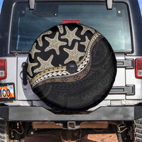 Beige Polynesian Starfish Unique Pattern Spare Tire Cover LT01 Beige - Polynesian Pride