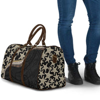 Beige Polynesian Starfish Unique Pattern Travel Bag LT01 - Polynesian Pride