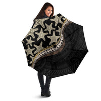 Beige Polynesian Starfish Unique Pattern Umbrella LT01 - Polynesian Pride