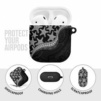 Monotone Polynesian Starfish Unique Pattern AirPods Case