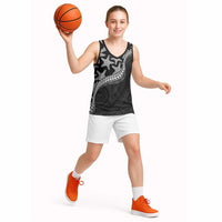 Monotone Polynesian Starfish Unique Pattern Basketball Jersey LT01 - Polynesian Pride