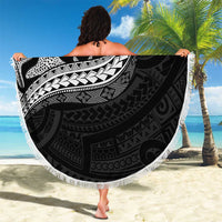 Monotone Polynesian Starfish Unique Pattern Beach Blanket LT01 - Polynesian Pride