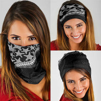 Monotone Polynesian Starfish Unique Pattern Neck Gaiter LT01 - Polynesian Pride