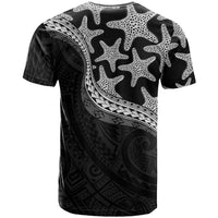 Monotone Polynesian Starfish Unique Pattern T Shirt LT01 - Polynesian Pride