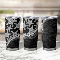 Monotone Polynesian Starfish Unique Pattern Tumbler Cup LT01 - Polynesian Pride