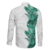Hawaii Tropical Leaves Family Matching Off Shoulder Maxi Dress and Hawaiian Shirt Polynesian Pattern LT01 - Polynesian Pride
