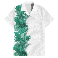 Hawaii Tropical Leaves Hawaiian Shirt Polynesian Pattern LT01 White - Polynesian Pride