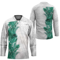 Hawaii Tropical Leaves Hockey Jersey Polynesian Pattern LT01 - Polynesian Pride