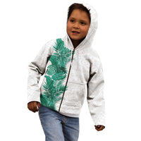 Hawaii Tropical Leaves Kid Hoodie Polynesian Pattern LT01 - Polynesian Pride
