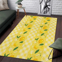 Hawaii Lemon Palaka Area Rug Striped Stylized LT01 Yellow - Polynesian Pride