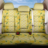 Hawaii Lemon Palaka Back Car Seat Cover Striped Stylized LT01 One Size Yellow - Polynesian Pride