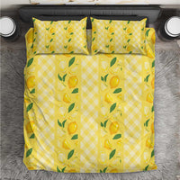 Hawaii Lemon Palaka Bedding Set Striped Stylized LT01 Yellow - Polynesian Pride