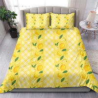 Hawaii Lemon Palaka Bedding Set Striped Stylized LT01 - Polynesian Pride
