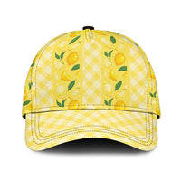 Hawaii Lemon Palaka Classic Cap Striped Stylized LT01 Universal Fit Yellow - Polynesian Pride