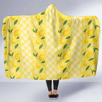Hawaii Lemon Palaka Hooded Blanket Striped Stylized LT01 One Size Yellow - Polynesian Pride