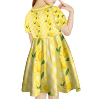 Hawaii Lemon Palaka Kid Short Sleeve Dress Striped Stylized LT01 - Polynesian Pride