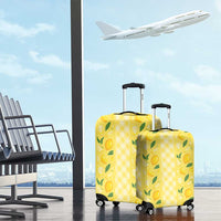 Hawaii Lemon Palaka Luggage Cover Striped Stylized LT01 - Polynesian Pride