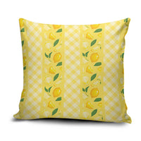 Hawaii Lemon Palaka Pillow Cover Striped Stylized LT01 Yellow - Polynesian Pride