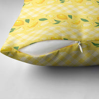 Hawaii Lemon Palaka Pillow Cover Striped Stylized LT01 - Polynesian Pride