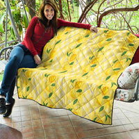 Hawaii Lemon Palaka Quilt Striped Stylized LT01 - Polynesian Pride