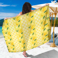 Hawaii Lemon Palaka Sarong Striped Stylized LT01 One Size 44 x 66 inches Yellow - Polynesian Pride