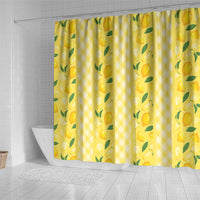 Hawaii Lemon Palaka Shower Curtain Striped Stylized LT01 - Polynesian Pride
