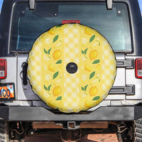 Hawaii Lemon Palaka Spare Tire Cover Striped Stylized LT01 Yellow - Polynesian Pride