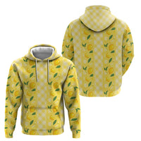 Hawaii Lemon Palaka Zip Hoodie Striped Stylized LT01 - Polynesian Pride