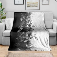Hawaii Tropical Plant Monochrome Blanket Vibrant Polynesian Pattern LT01 - Polynesian Pride