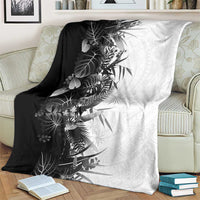 Hawaii Tropical Plant Monochrome Blanket Vibrant Polynesian Pattern LT01 - Polynesian Pride