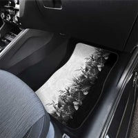 Hawaii Tropical Plant Monochrome Car Mats Vibrant Polynesian Pattern LT01 - Polynesian Pride