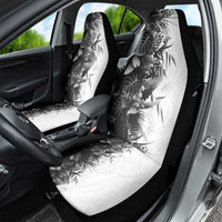 Hawaii Tropical Plant Monochrome Car Seat Cover Vibrant Polynesian Pattern LT01 - Polynesian Pride