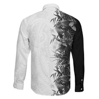 Hawaii Tropical Plant Monochrome Family Matching Puletasi and Hawaiian Shirt Vibrant Polynesian Pattern LT01 - Polynesian Pride