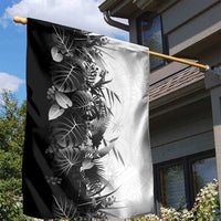 Hawaii Tropical Plant Monochrome Garden Flag Vibrant Polynesian Pattern LT01 - Polynesian Pride