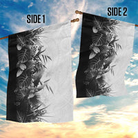 Hawaii Tropical Plant Monochrome Garden Flag Vibrant Polynesian Pattern LT01 - Polynesian Pride
