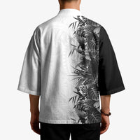 Hawaii Tropical Plant Monochrome Kimono Vibrant Polynesian Pattern LT01 - Polynesian Pride