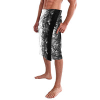 Hawaii Tropical Plant Monochrome Lavalava Vibrant Polynesian Pattern LT01 - Polynesian Pride