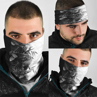 Hawaii Tropical Plant Monochrome Neck Gaiter Vibrant Polynesian Pattern LT01 - Polynesian Pride