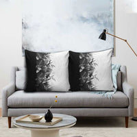 Hawaii Tropical Plant Monochrome Pillow Cover Vibrant Polynesian Pattern LT01 - Polynesian Pride