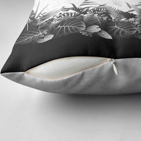 Hawaii Tropical Plant Monochrome Pillow Cover Vibrant Polynesian Pattern LT01 - Polynesian Pride