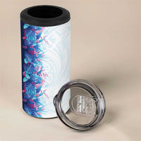 Hawaii Tropical Plant UliUli 4 in 1 Can Cooler Tumbler Vibrant Polynesian Pattern LT01 - Polynesian Pride