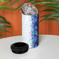 Hawaii Tropical Plant UliUli 4 in 1 Can Cooler Tumbler Vibrant Polynesian Pattern LT01 - Polynesian Pride
