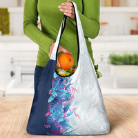 Hawaii Tropical Plant UliUli Grocery Bag Vibrant Polynesian Pattern LT01 - Polynesian Pride